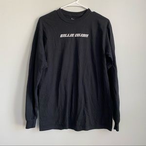 Billie Eilish | Graphic Long Sleeve Band Tee Bad Guy Black Medium M